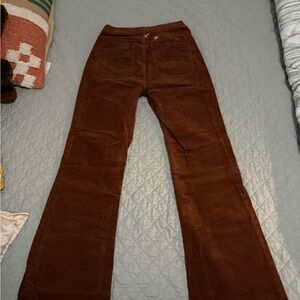 GAP Chocolate Flare Corduroy Pants